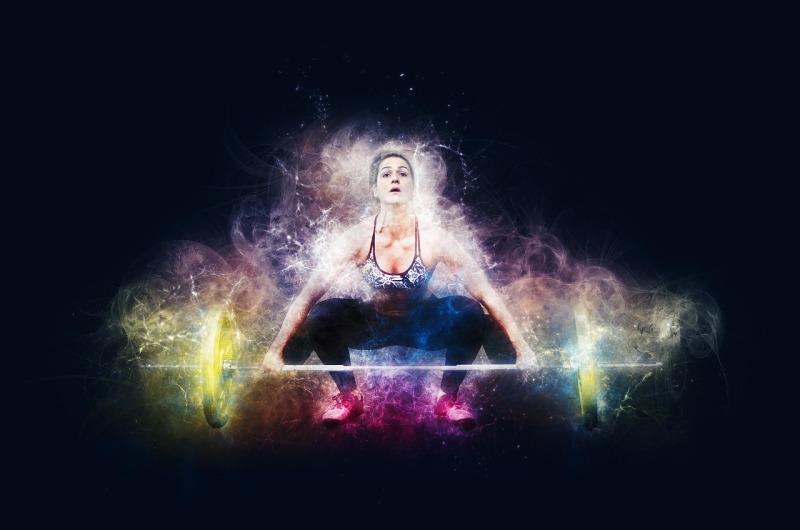 strength training barbell athlete